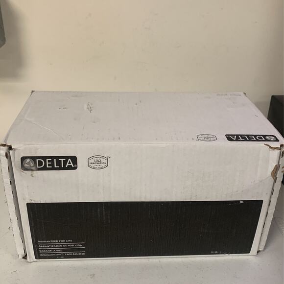 Delta Trinsic Two Handle Centerset Bathroom Faucet In Stainless - Picture 9 of 9